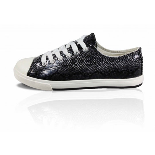 Γυναικεία sneakers με στάμπα snake skin CH2365-1