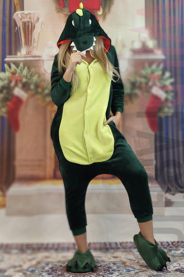 Φλις πιτζάμα kigurumi σχέδιο δεινόσαυρος PJM17-12