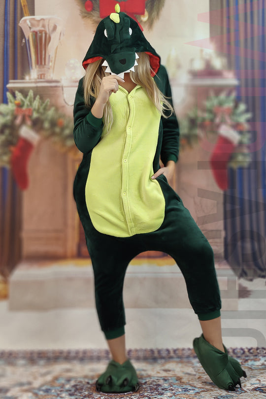 Φλις πιτζάμα kigurumi σχέδιο δεινόσαυρος PJM17-12