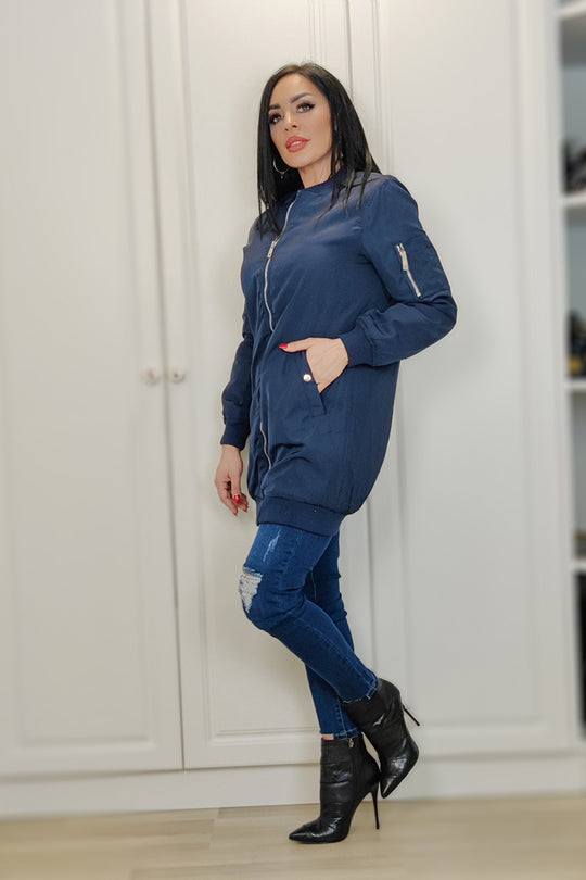 Vintage midi jacket with elasticated cuffs G562A-44