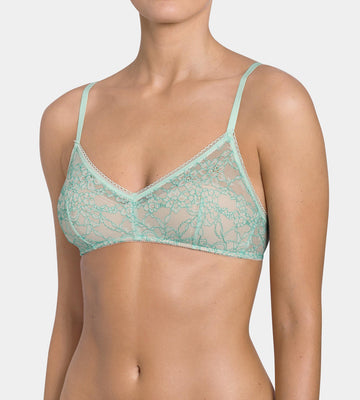 Δαντελένιο σουτιέν στράπλες με κρεμ φόδρα Light Lace 2 P SLG212-41