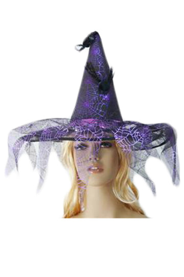 T87 Αξεσουάρ Halloween καπέλο μάγισσας