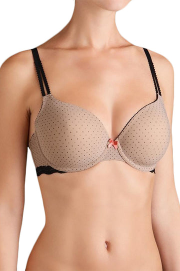 Σουτιέν με πουά σχέδιο και δαντέλα Beauty-Full Aura TPH562-1151