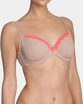 Σουτιέν πουά και δαντέλα - Beautiful Aura TPH601-1555