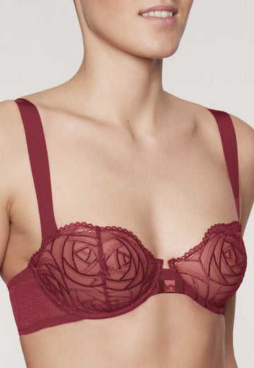 Κομψό σουτιέν με δαντέλα Rose Essence TPH645-81